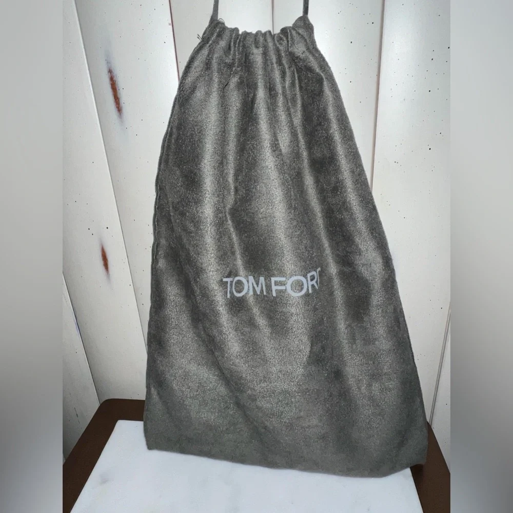 Tom Ford Black Ankle Wrap Sandals - Picture 5 of 9